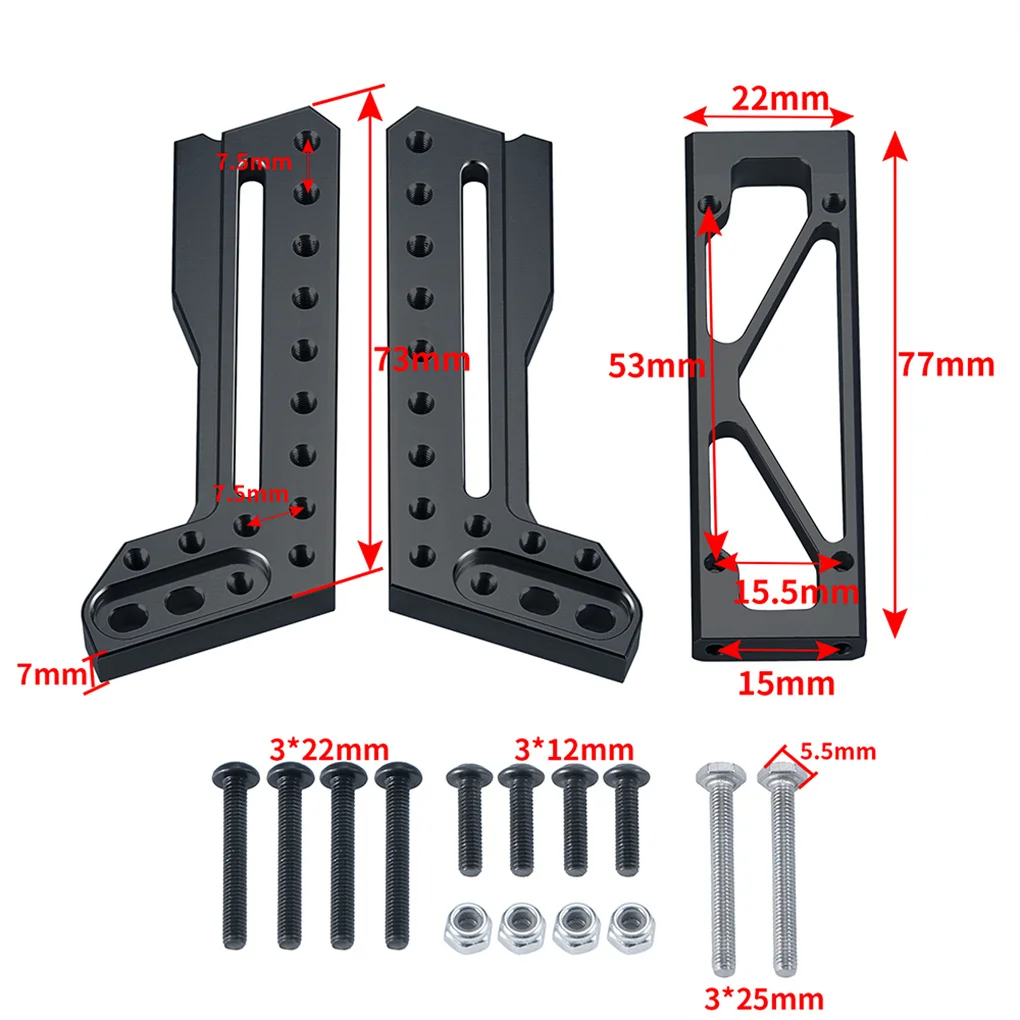 Aluminum Alloy Front Rear Shock Absorber Mount Damper Towers Stand For Axial Wraith 90018 1/10 RC Car Upgrade Part