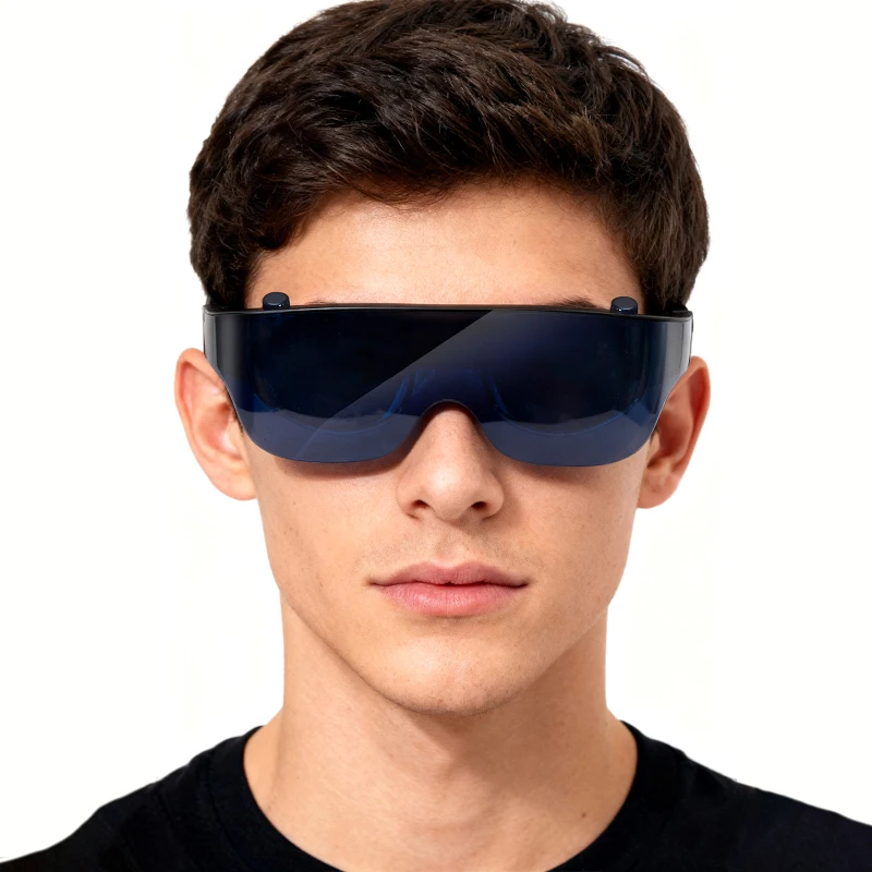 

1080P Hd 3D Vr/Ar Smart Glasses Electronics Ar With Vivid Display Multi-Device Plug-And-Play For Gaming Home Office