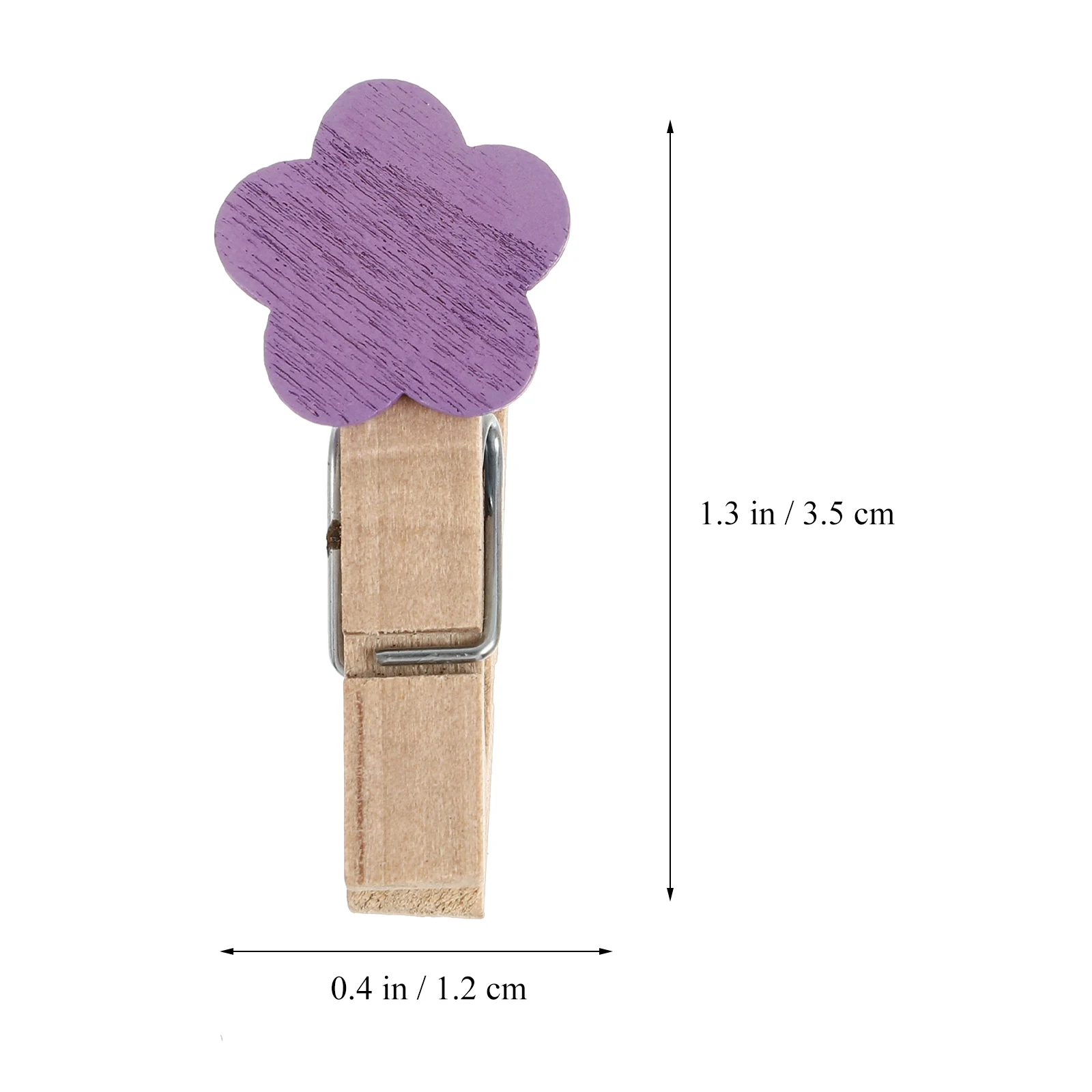 

10 Pcs Small Flower Clip Photo Clips Cute House Decor Mini Holder Picture Hanging Diy Craft Pegs Holders