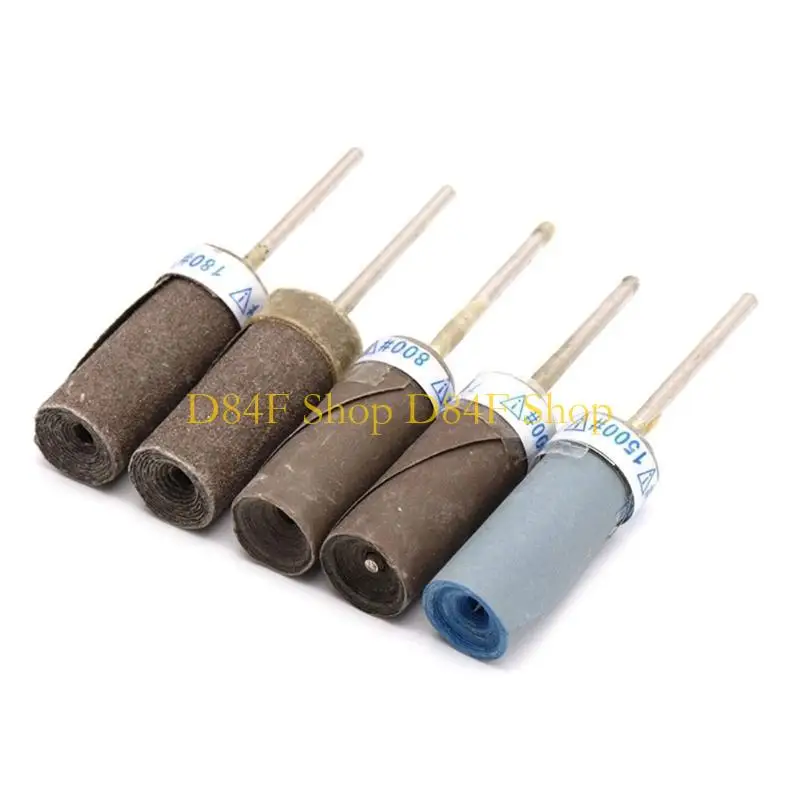 D84F 2.35 مم رؤوس طحن جلخ قضيب تلميع أدوات جلخ 180 إلى 10000 حصى #2