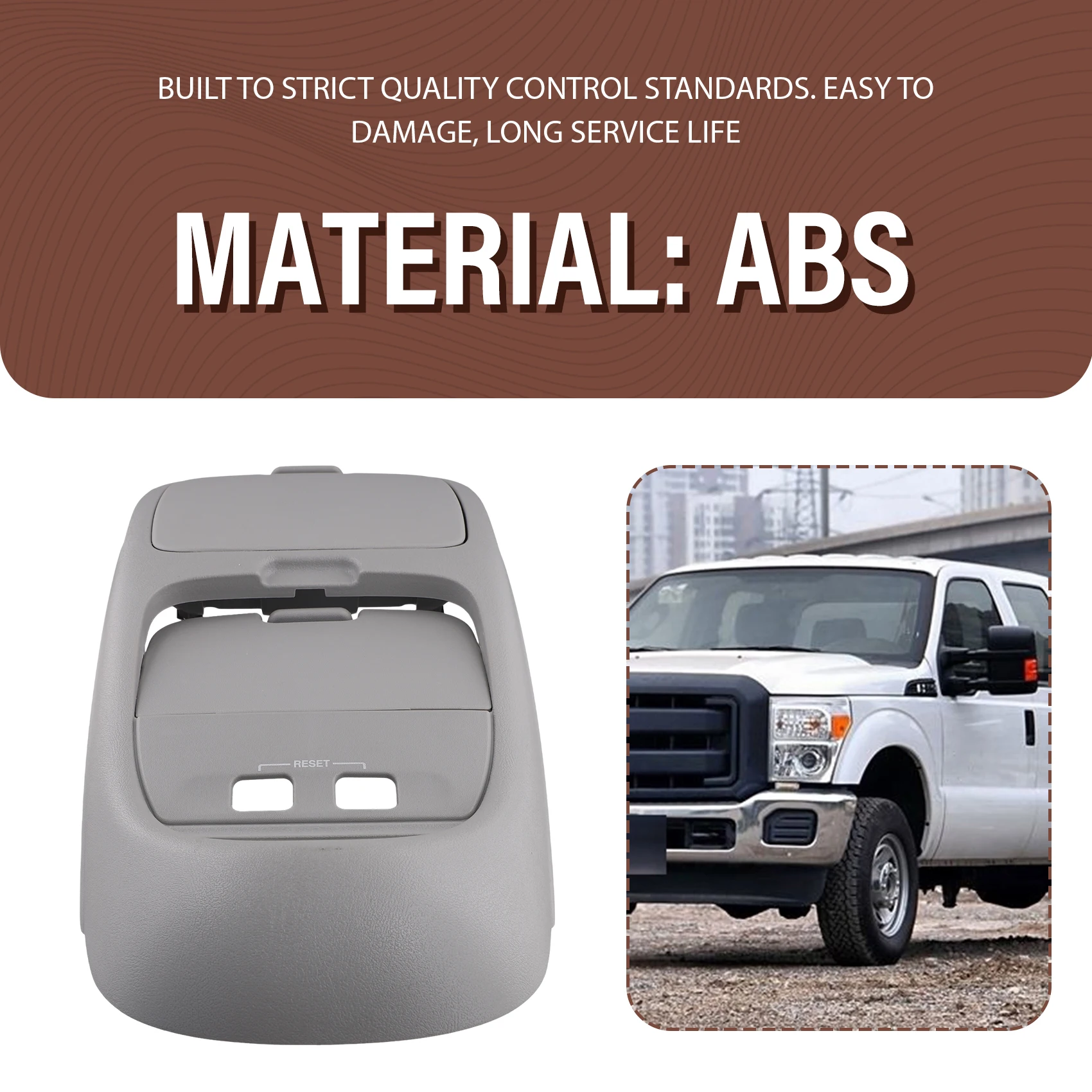 

For Ford F-250 F-350 F-450 F-550 Super Duty 2002-2004 Compatible New Overhead Console 2C3Z-25519A70-AA C