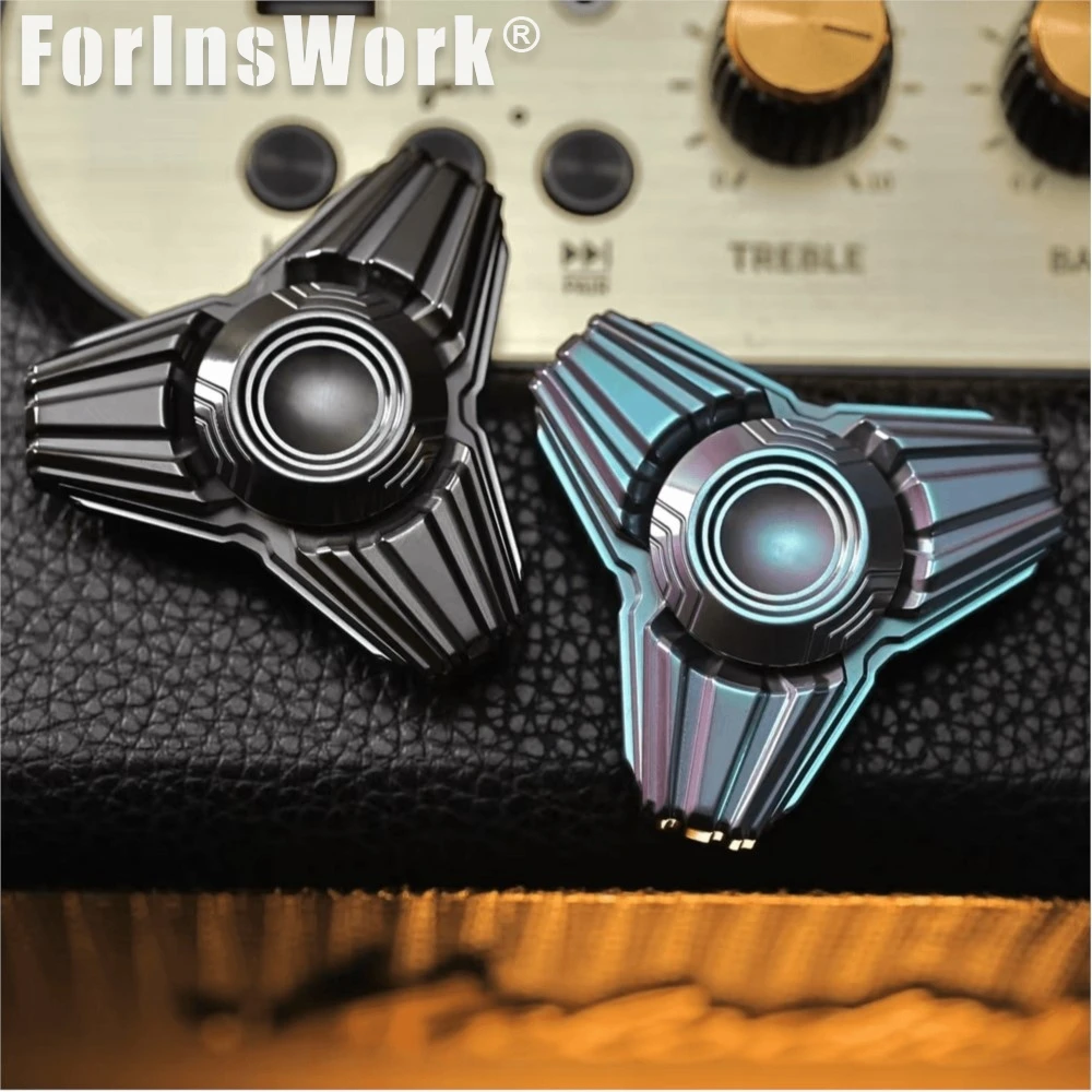 

KAIS Edgeless Тактильная игрушка-гироскоп на кончиках пальцев с тремя лезвиями, игрушка для снятия стресса, игрушки-непоседы