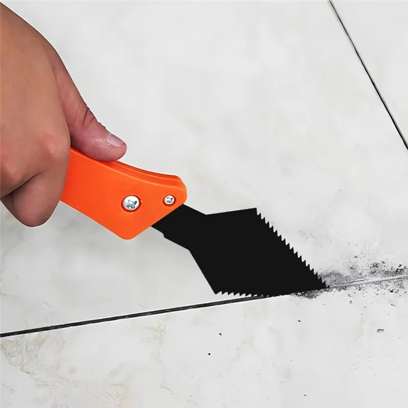 돼지갈비 솔기 청소 칼 3팩 양면 시멘트 타일 클리너 그라우트 청소 도구