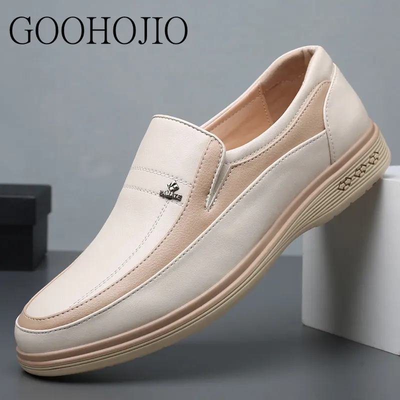 

Men Casual Shoes Soft Men Business Flats Walking Shoes Outdoor Footwear Loafers Men Breathable Light Driving Shoes Slip On