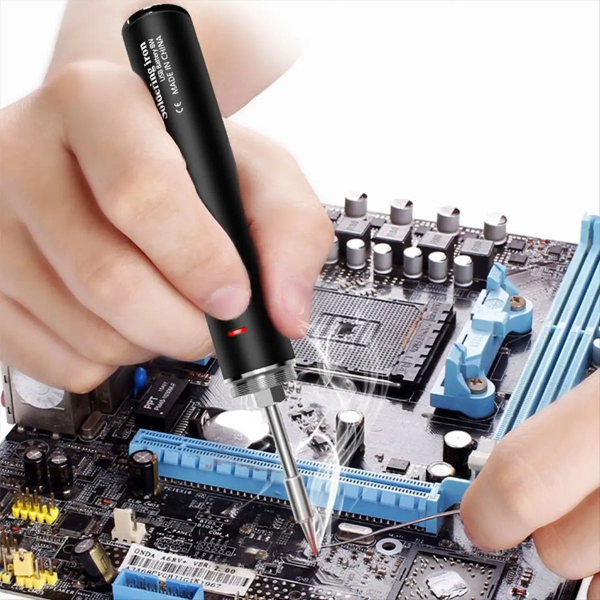 

A40T USB-паяльник, зарядка, USB-электрический паяльник, литиевая батарея 18650, третья передача, рабочая температура, переключение