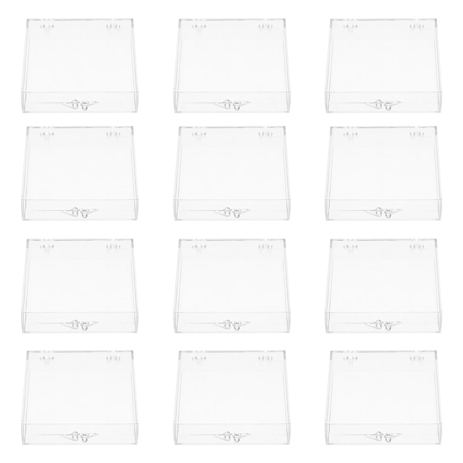 

12 Pcs Nail Storage Box Design Tips Display Stand Holder Fake Organizer Polish Case