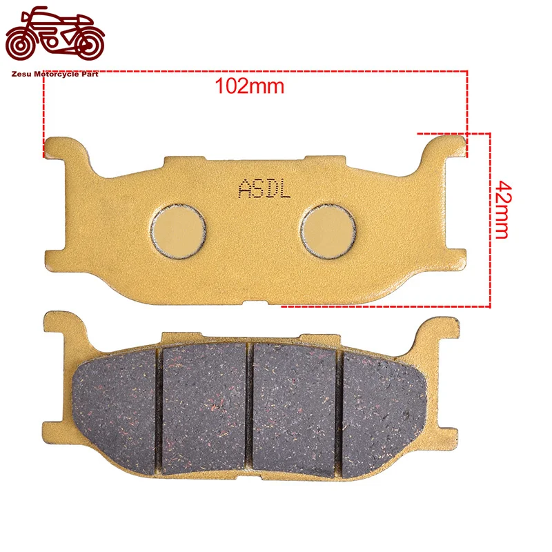 Motorcycle Front Brake Pads Tablets For YAMAHA XP500 T-Max TMAX500 2001-2003 XV535 XV535S Virago 1995-2003 XJ400 SR400 XVS 400