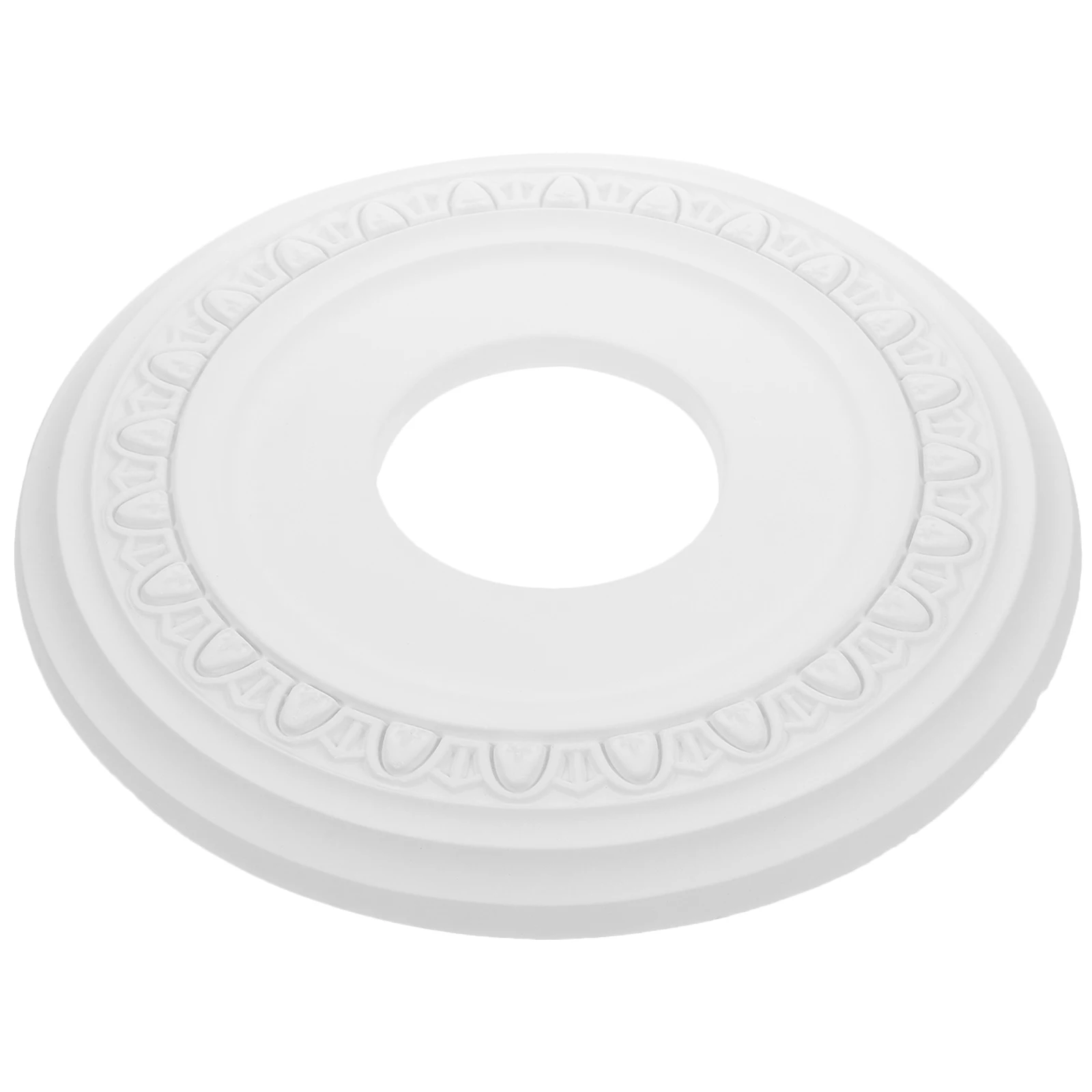 

12 Inch Pu Waterproof Ceiling Canopy Plate Pendant Light Cover Base For Diy Chandelier Mounting Lighting Fixture Parts