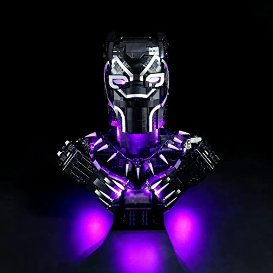 

Led Lighting Kit for -76215 Black Panther - Compatible with Building Blocks Model- Not Include Set