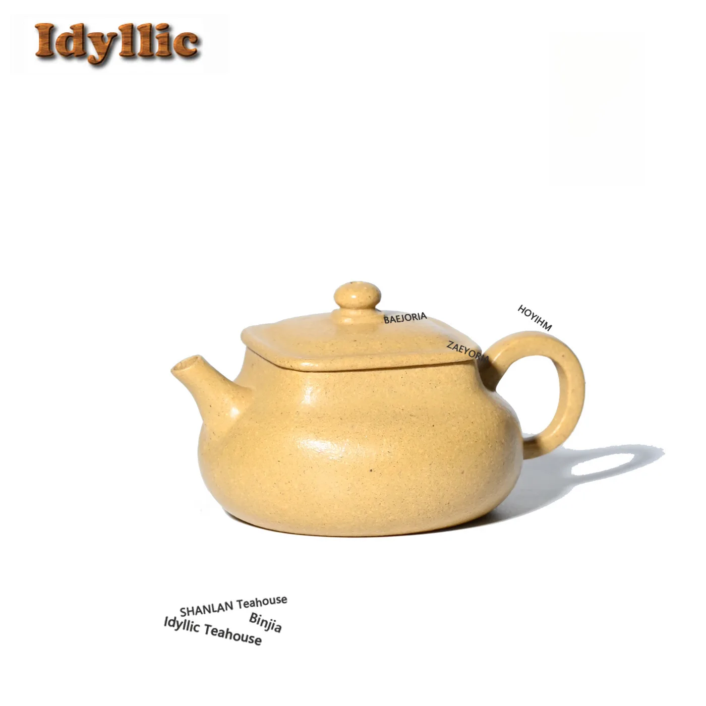HOYIHM 100ml Antique Yixing Purple Clay Teapots Handmade Qiankun Pot Raw Ore Section Mud Kettle Zisha Tea Set Cha Collection