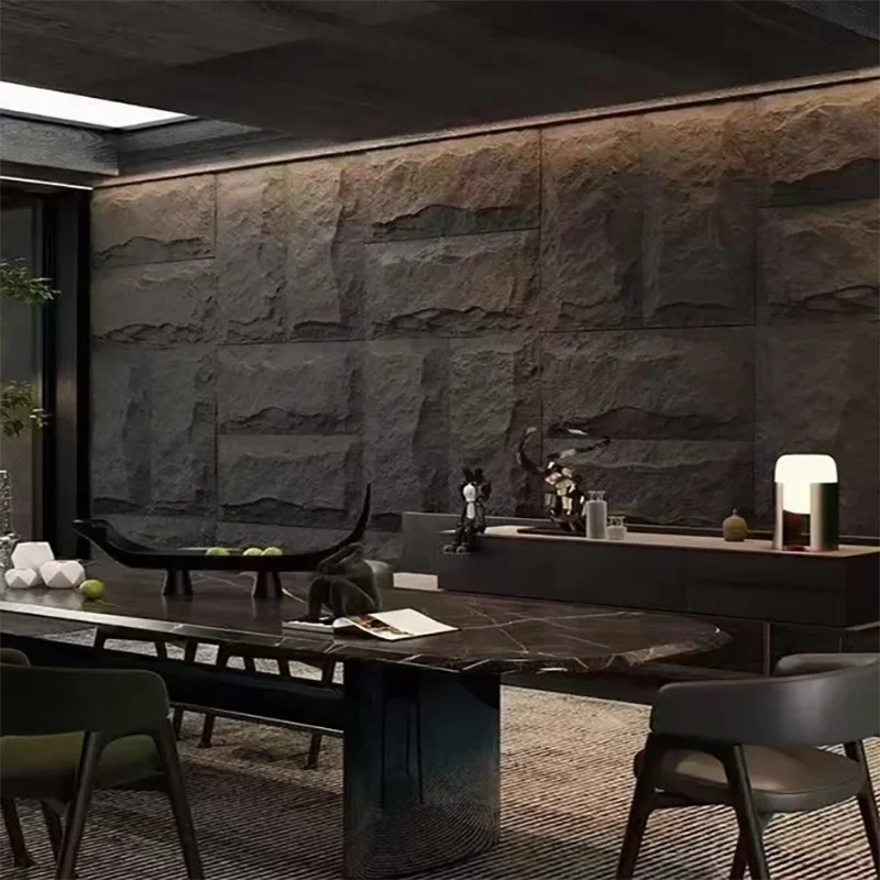 Background Wall Sticker 60cm*30cm Waterproof Wall Stickers Simulated Stone Wallpapers Home Decor Room Decoration 3D Wallpaper