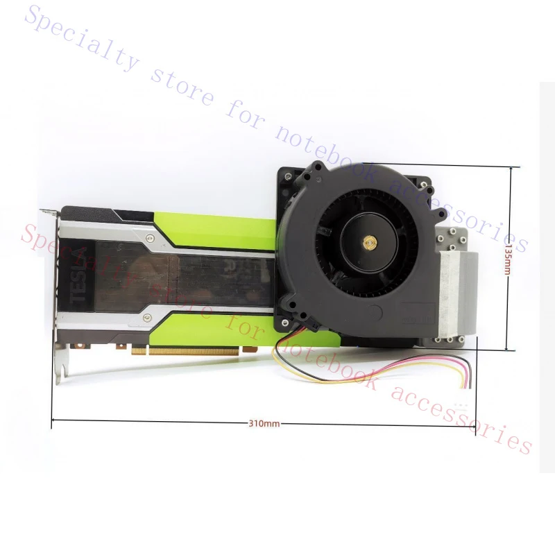 

A+ for Nvidia Tesla P40 GPU 24GB GDDR5 PCIE Accelerator Card with Cooling Fan
