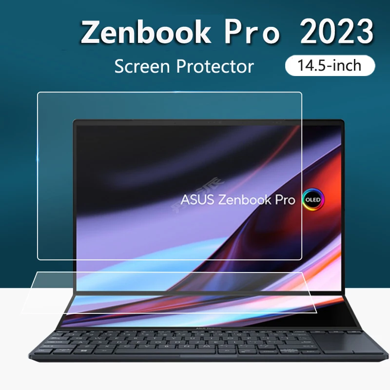 Anti Scratch Cover Screen+Small Screen Protector For ASUS Zenbook Pro 14 Duo OLED UX8402 UX8402ZA UX8402VV UX8402VU 14.5