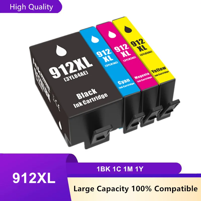 Compatibile per cartuccia d'inchiostro HP 912 912XL per stampante HP912 OfficeJet Pro 8020 8022 8023 8024 8025 8026 8028 8035