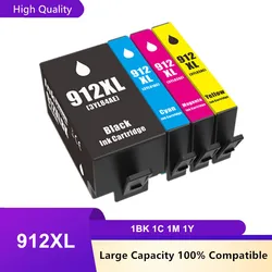 Cartucho de tinta Compatible con HP 912 912XL, para impresora HP912 OfficeJet Pro 8020, 8022, 8023, 8024, 8025, 8026, 8028