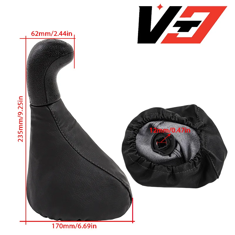 Complete Heavy Duty 5 Speed Shift Knob And Boot Assembly OEM Look For Mercedes Vito For Manual Transmission Direct Fit