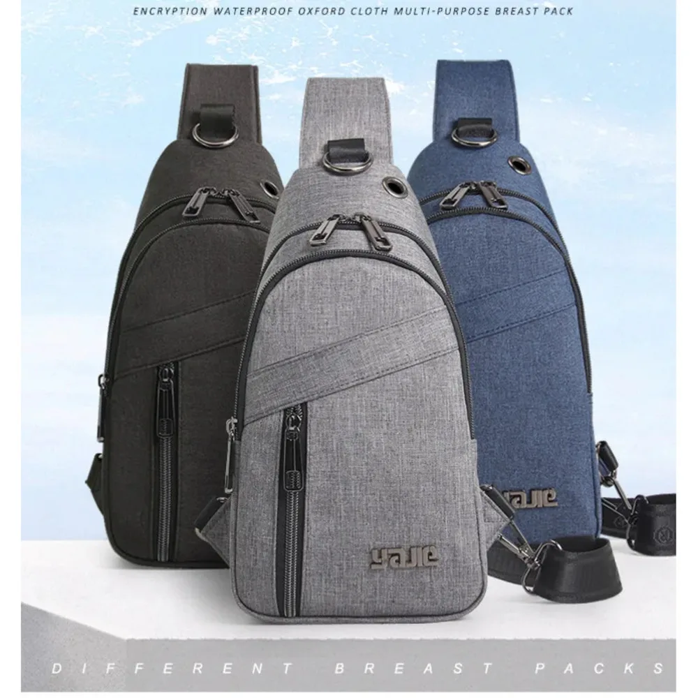 Men's Waterproof Oxford Crossbody Bag 7.9