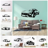 1pc Car Wall Decal For Living Room Removable Mural Nursery Wall Stickers Vinyl Art Decals Diy Pvc Home Decoration Accessories