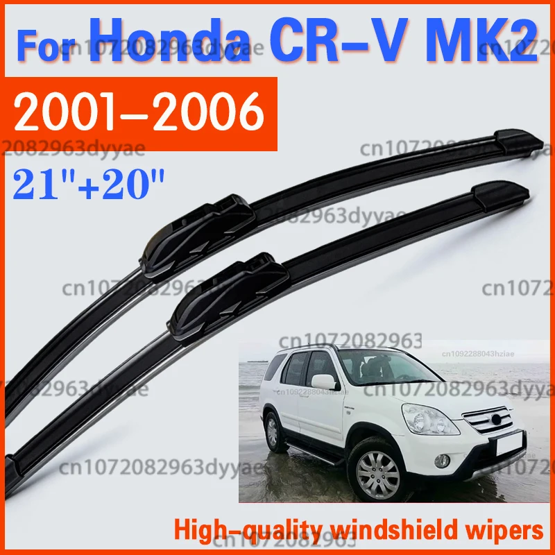 For Honda CR-V CRV MK2 2001-2006 2002 2003 2004 Wiper Front Wiper Blades Windshield Windscreen Window Brushes 21
