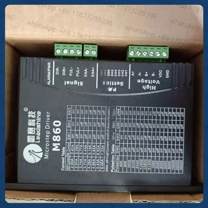 Original 2H Microstep M860 Analog Stepper Motor Driver 2-phase 24-80V 7.2A for NEMA 17 23 34 2-Phase Stepper Motor