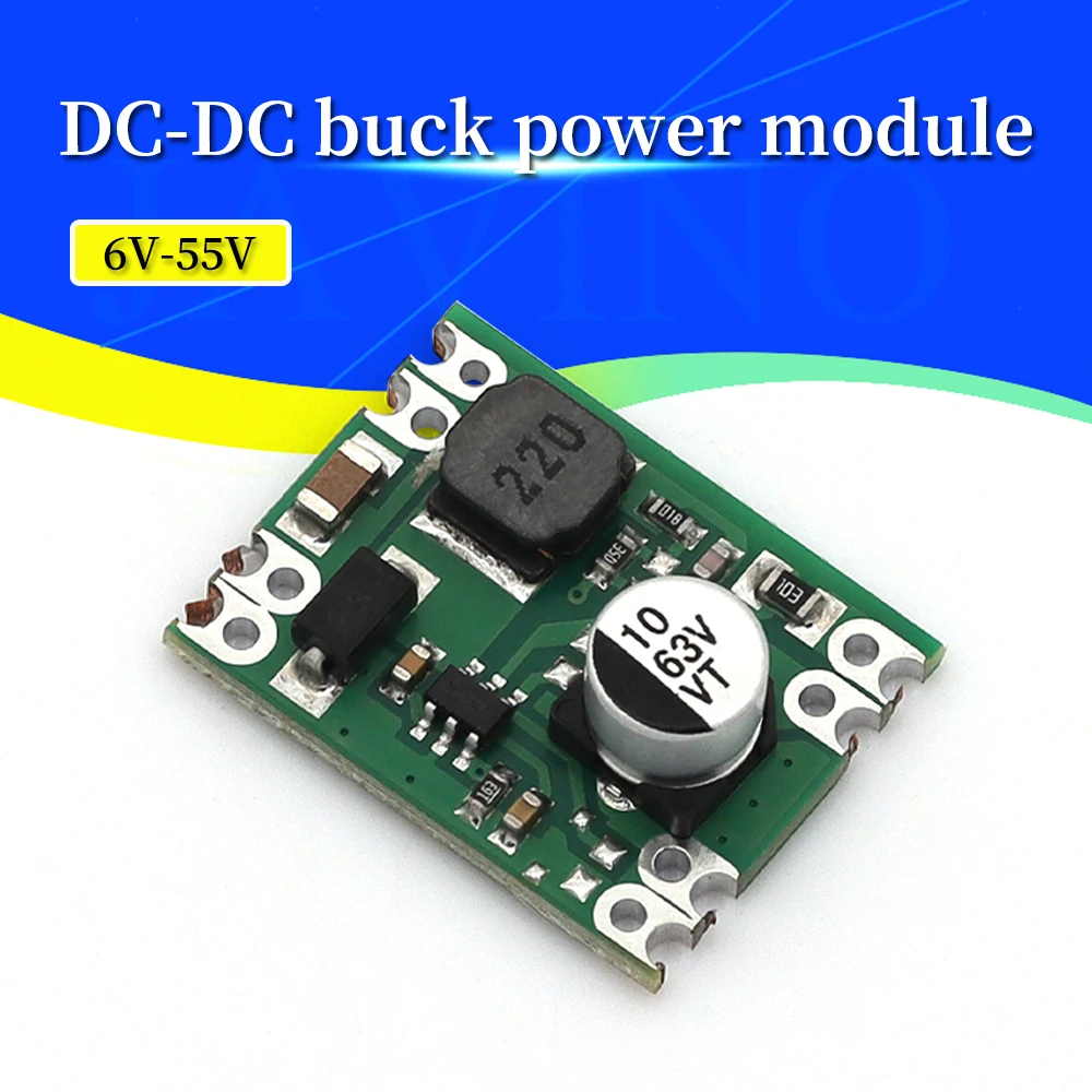 Javino 1-20PCS DC-DC step-down power supply module 6V-55V input to 3.3V 5V 9V 12V output 600mA current