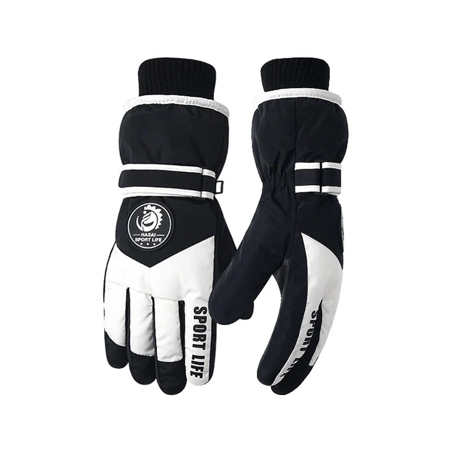 AliExpress Ski gloves for women in winter, thickened with fleece and warm cotton for cold, wind, and water resistance. Touchscreen motorcyc