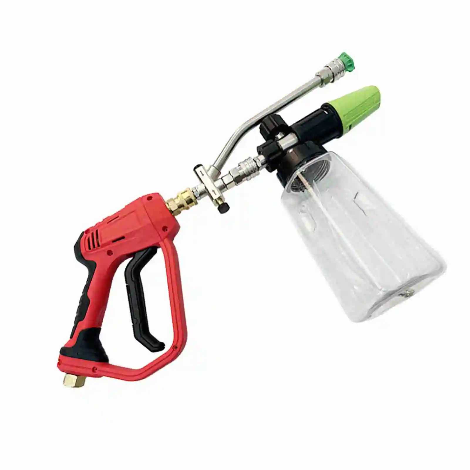 

Автомобильная пенопластовая пушка, черно-зеленый прозрачный горшок, распылитель мыла с широким горлышком, пенопластовый бластер [продукт Tongtuo], инструмент для автоматической очистки красоты