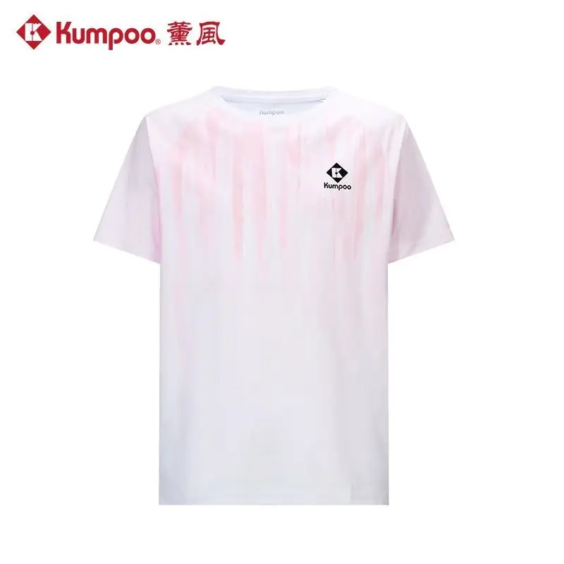 Kumpoo badminton chlothes T-shirt 1566/1567 competition breathable sweat-absorbent quick-drying unisex short-sleeved tops