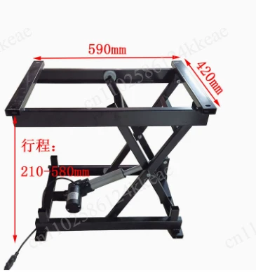 Electric lifting dining table lifting hardware folding iron frame wired remote control