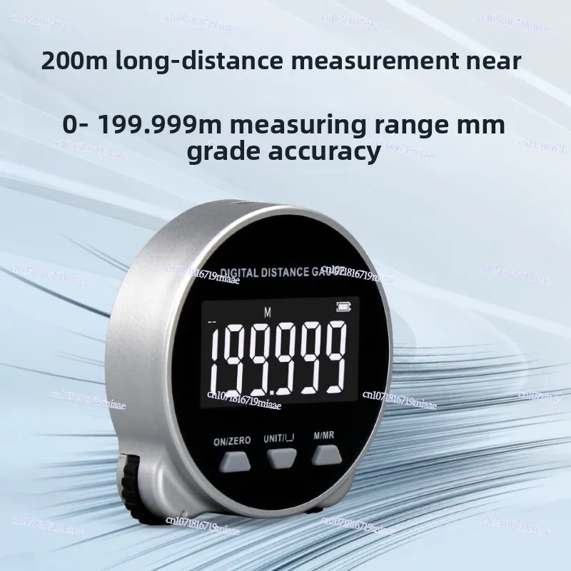 مسطرة الأسطوانة الرقمية Rangefinder منحنى مستقيم سطح غير منتظم أسطواني قطر مسطرة قياس #3