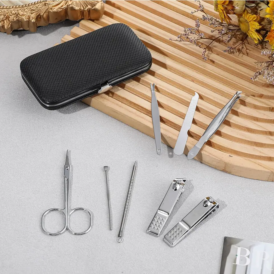 8 Piece Professional Stainless Steel Manicure Set