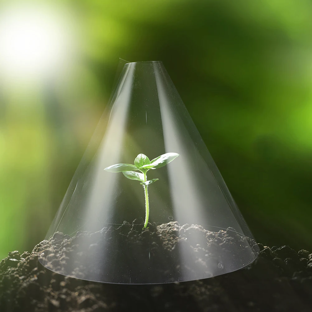 

20Pcs Sturdy Plastic Plant Covers Frost Protection for Plants Outdoor Garden Seedling Protectors Reusable Plant Covers