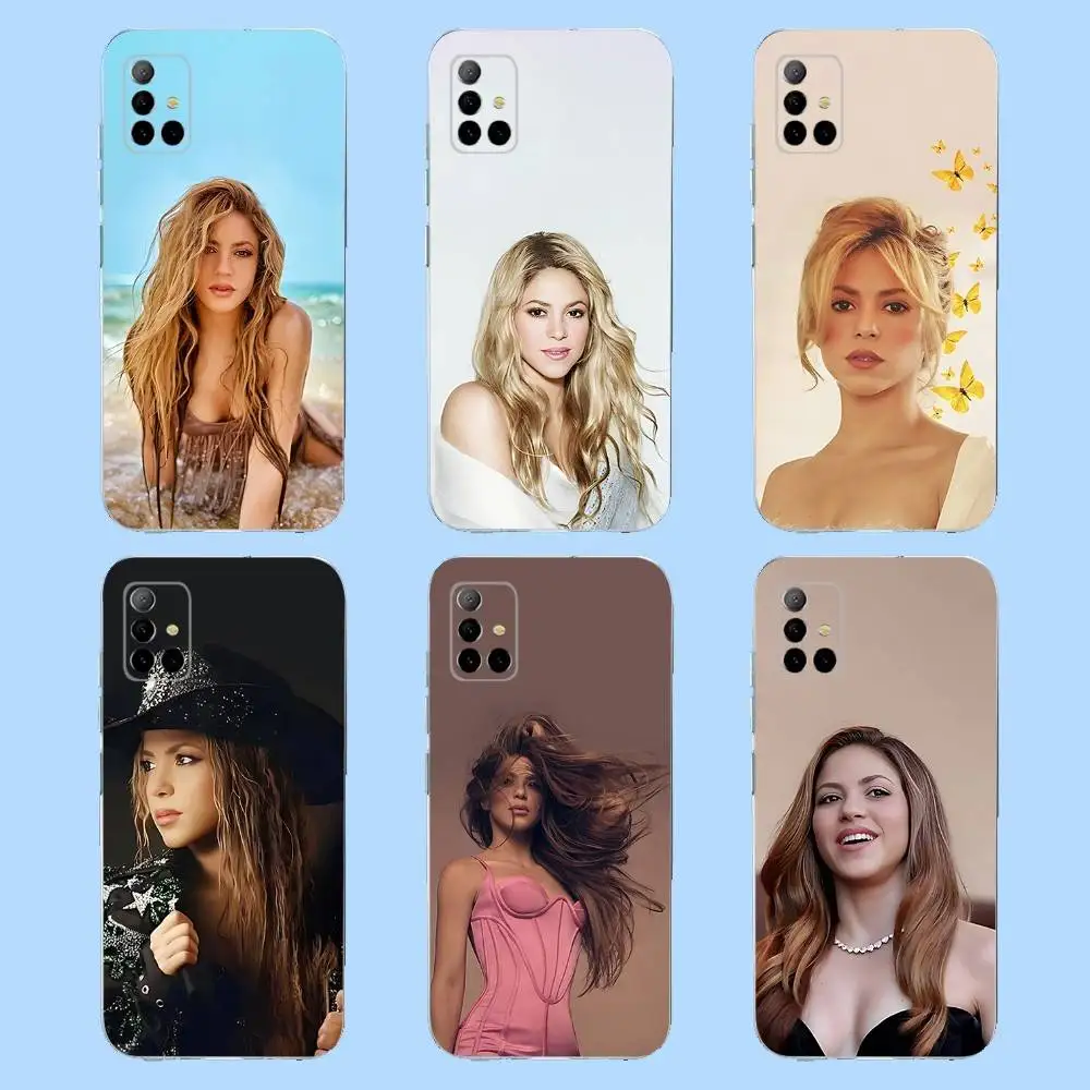

Singer S-Shakira Colombia Phone Case For Samsung S 23,22,10,9,8 A 71,52,51,30,21S,12 PIus,E,Lite Note20 Ultra Clear Soft