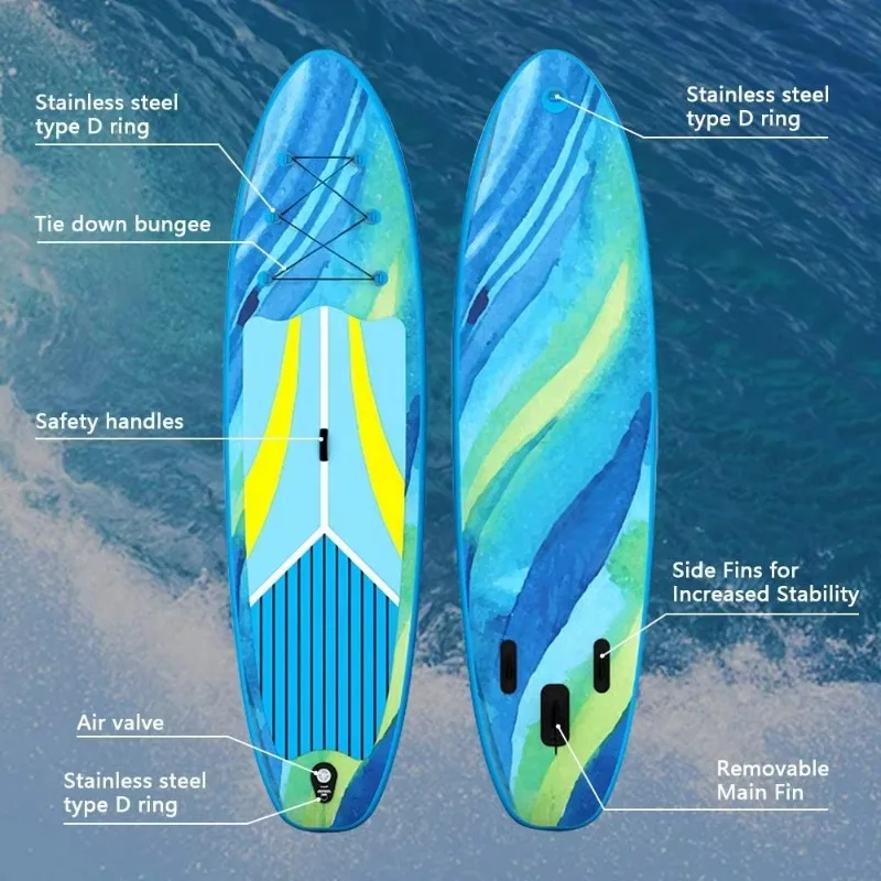 Kid-Friendly Inflatable Stand Up Paddle Boards Safe Stable Design for Young Water Sports Lovers Easy Maneuver