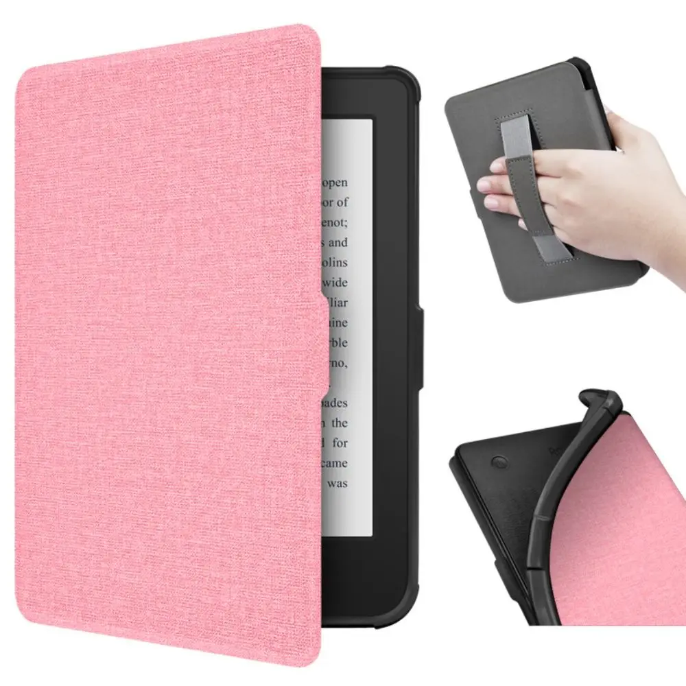 Hand Support 6 inch eReader Case TPU Auto Sleep/Wake N367 Smart Cover Wear Resistant Anti Scratch for KOBO Clara Colour/BW 2024