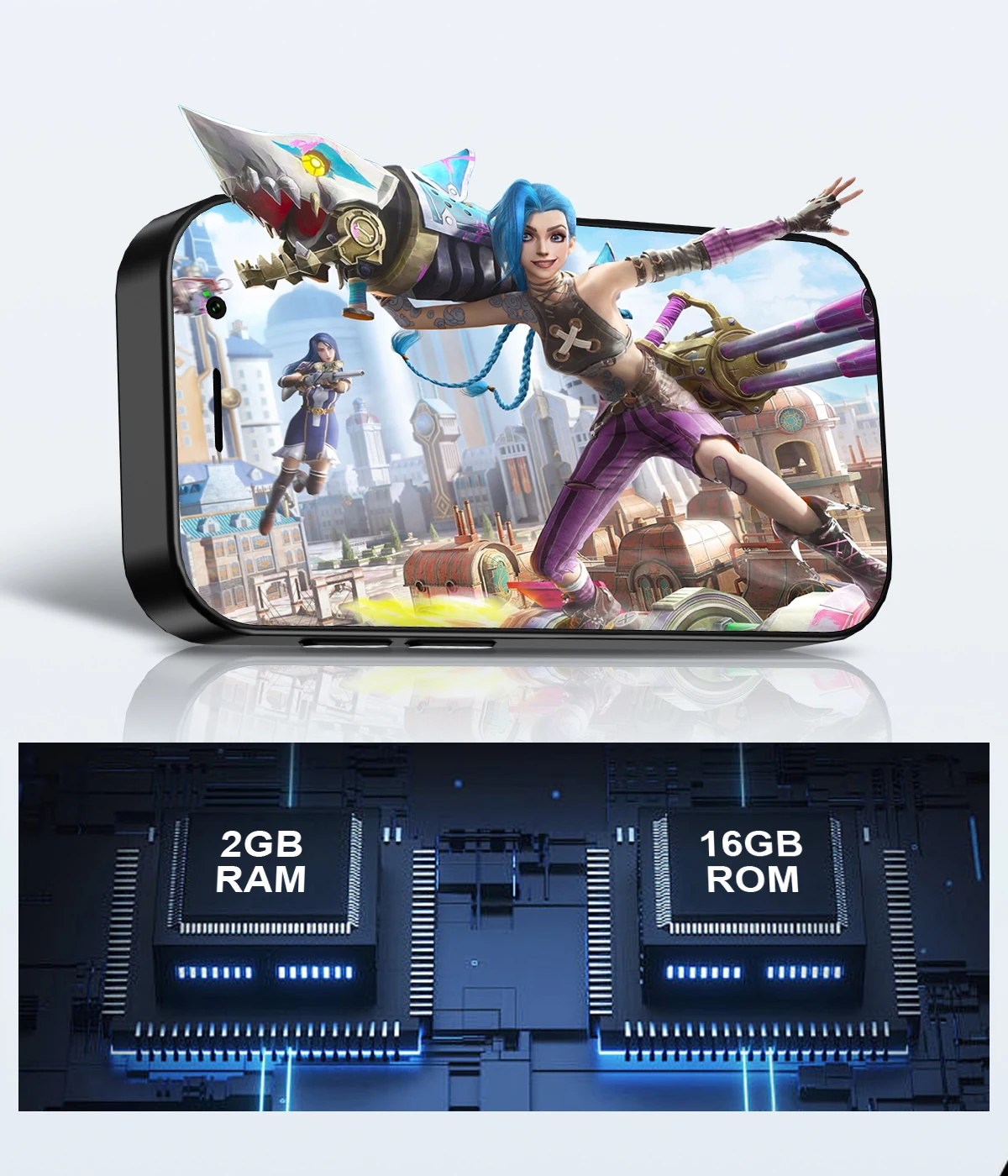 SERVO 4G Mini Smartphone 3.0" Display Dual SIM 2GB+16GB Android OS GPS Small Mobile Phone 2000mAh Battery Dual Camera