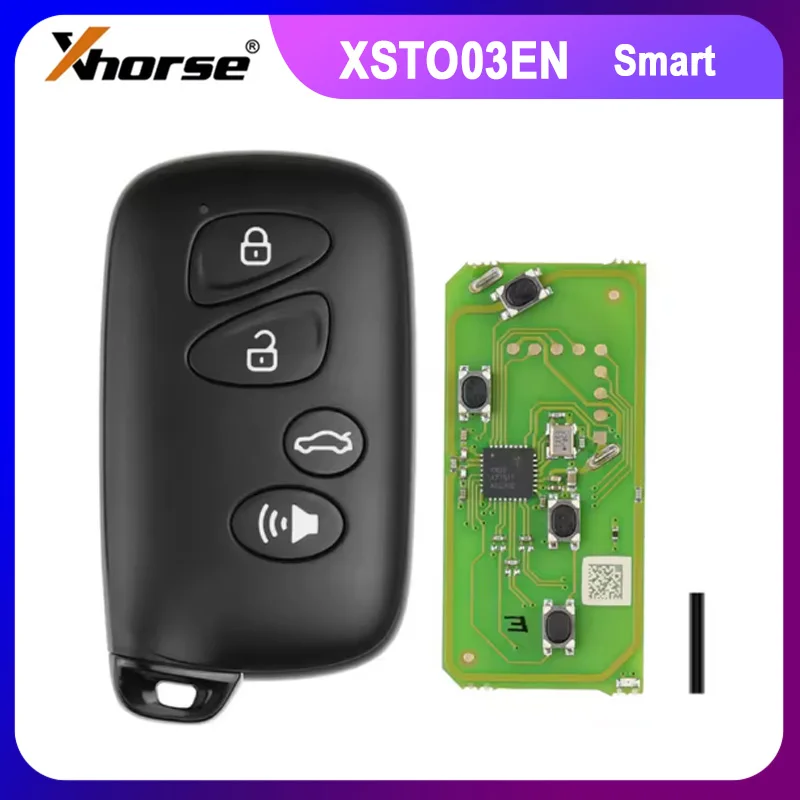 1 Uds Xhorse VVDI Toyota estilo versión Global XM38 mando a distancia Universal para coche llavero en blanco XSTO03EN para llave de coche llave inteligente