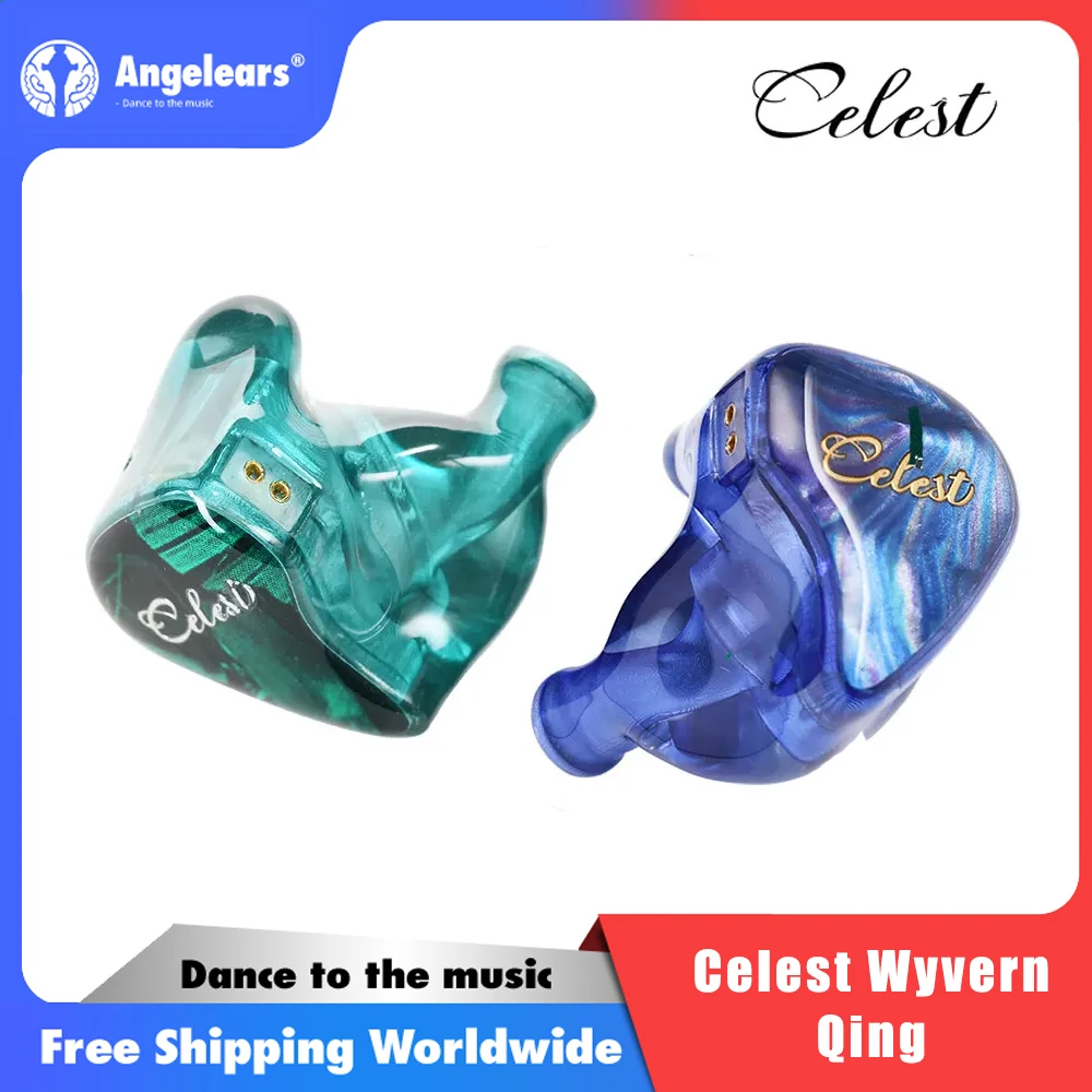 

Наушники-мониторы Celest Wyvern Qing In-Ear (IEMs) проводные Hi-Fi с микрофоном, игровые наушники-вкладыши, аудиогарнитура