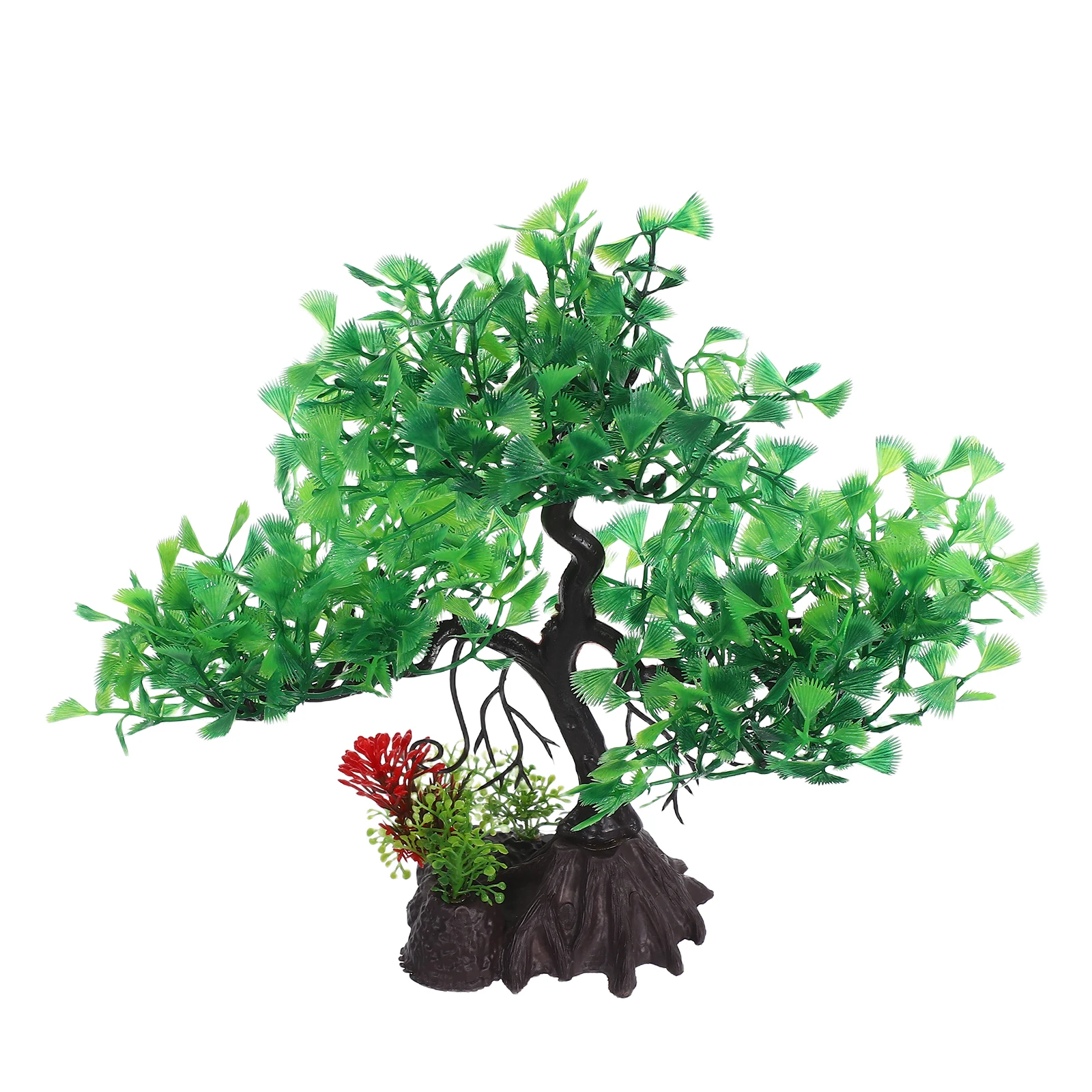 

Artificial Simulation Tree Realistic Aquarium Landscaping Decorative Plants Fish Tank Ornament Office Bonsai Freshwater