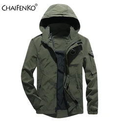 Men Outdoor Military Jacket Spring Autumn Waterproof Hooded Jacket Coat Men Hunting Army Tactics Jacket Men Plus Size 8XL