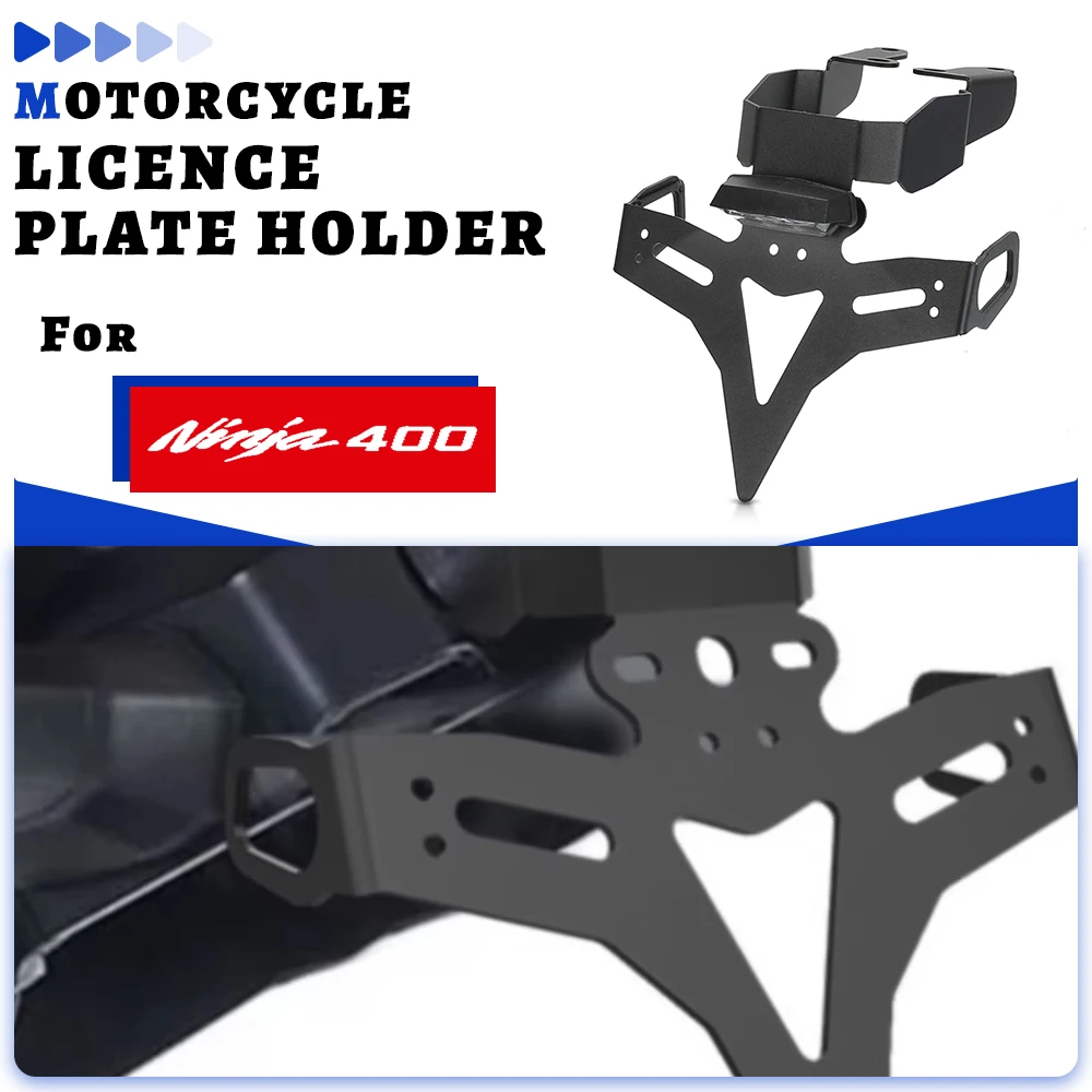 

For Kawasaki Ninja 500 Z500 Ninja 400 Z400 2018-2026 2025 2024 2023 License Plate Relocation Bracket Motorcycles Accessories