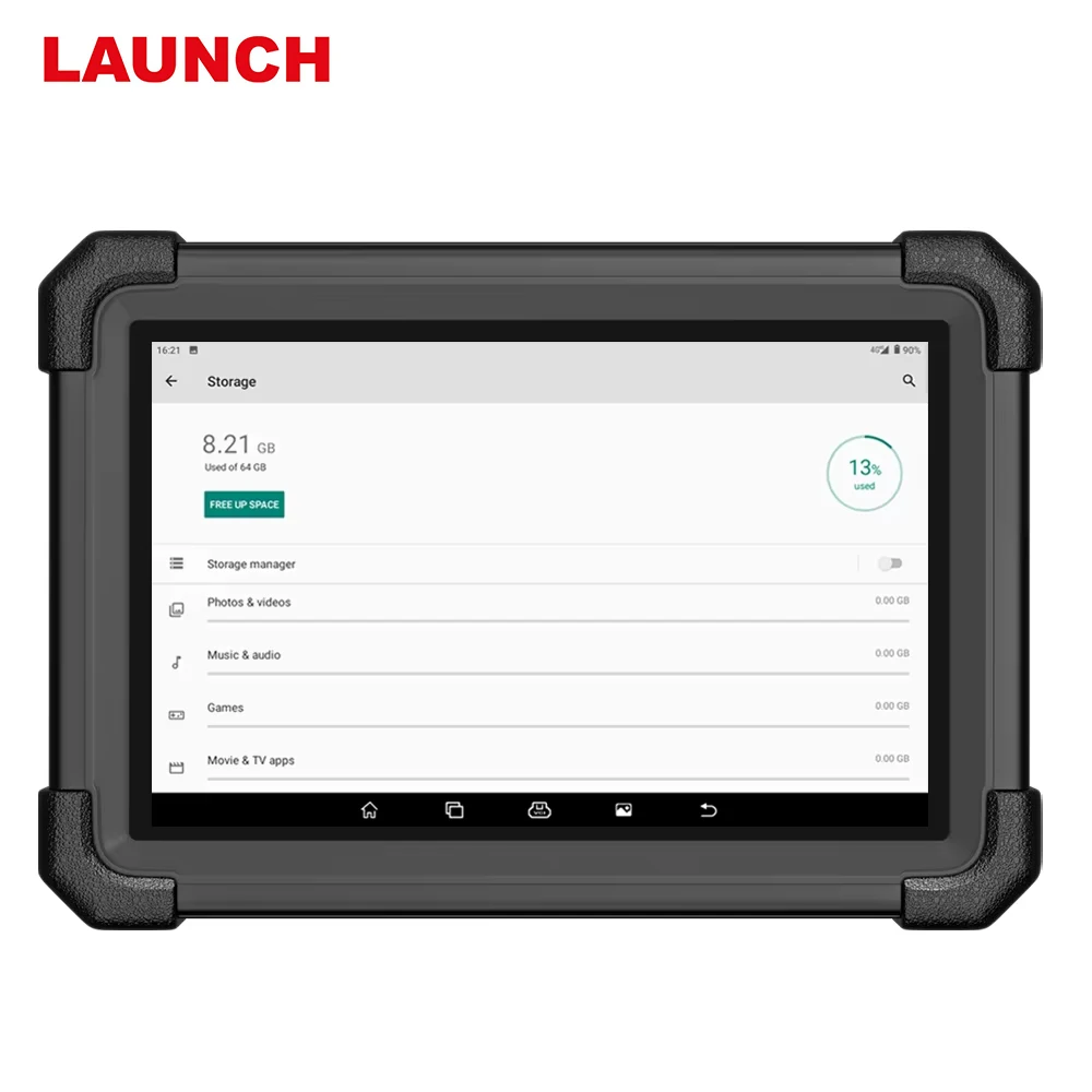 جهاز لوحي إطلاق 2025 مع منفذ USB 10.1 بوصة أسود 4 جيجابايت رام أندرويد بلوتوث أداة تشخيص Obd2 تخزين 64 جيجابايت أداة تشخيص تلقائية