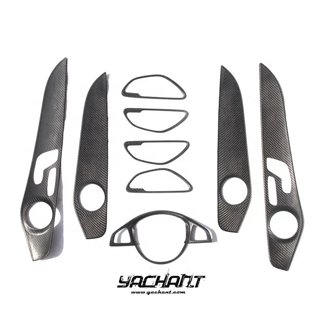 

Dry carbon fiber 2015 to 2020 MB W205 C63 sedan interior kit 9 pieces suitable for interior