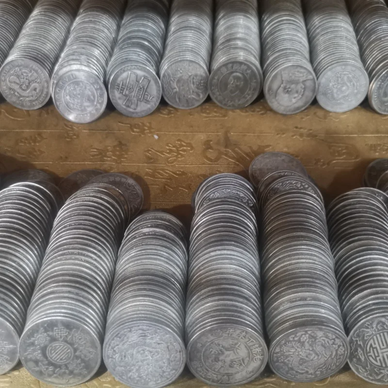 Liquidación de Monedas de Plata Extranjeras y Dólares de Plata, Juego Completo, 1 Dólar de Plata, Soplable, Coleccionable, Distre