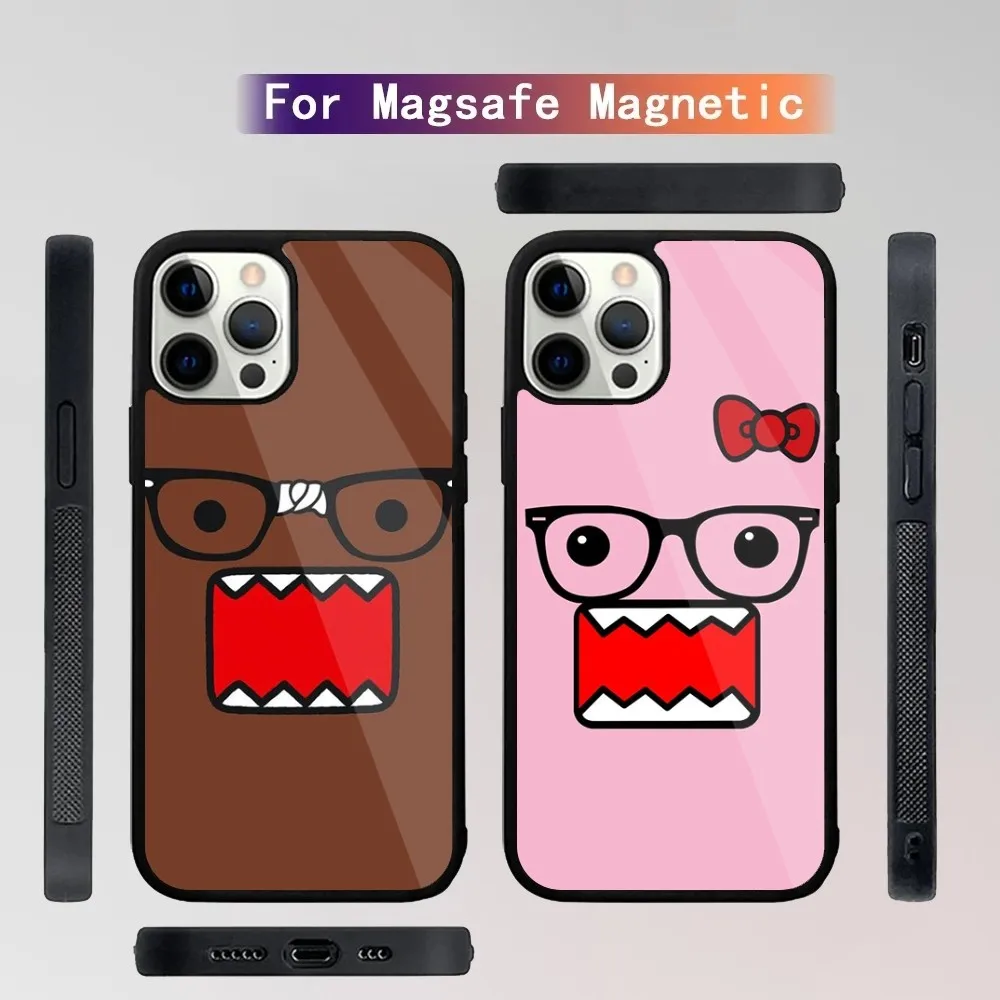 Cute D-Domo-kun  Phone Case For iPhone 15,14,13,12,11,Plus,Pro,Max Mini Magsafe Magnetic Wireless Charging