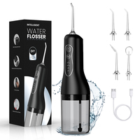 Oral irrigator USB rechargeable dental floss portable dental sprayer 260ML water tank waterproof oral care cleaning