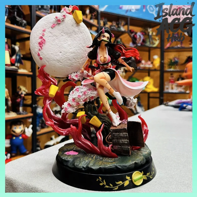 

Аниме-фигурка Demon Slayer: Камадо Нэзуко, мини-версия «Кровавый демон», коллекционная статуэтка из ПВХ, модель для декора рабочего стола, подарок