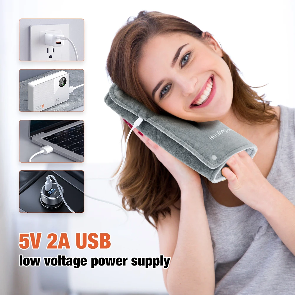 Newest 30*50cm Heating Pad Electric Hand Warmer Fast Heated Hand Warm Bag Lumbar Leg Heating Blanket Washable Super Soft Pad