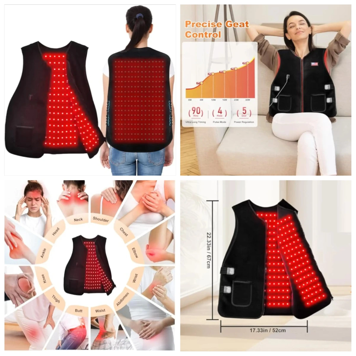 

Hot selling：Best Sale Electric Usb Rechargeable Battery Powered Heated for Winter Coat 9 Heated Zones Heated Vest for Win