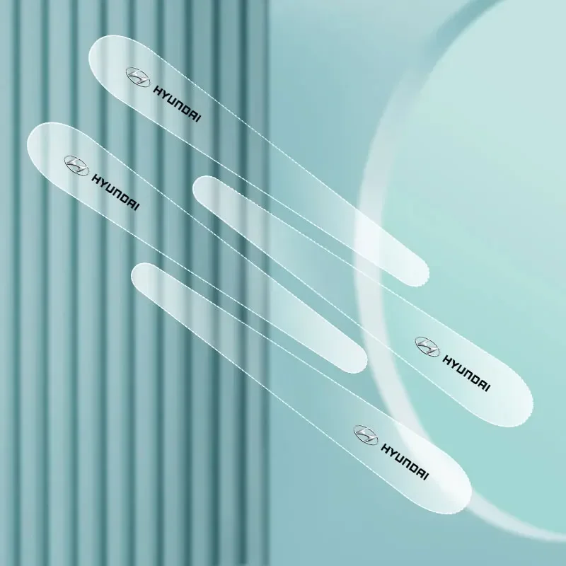 8 قطعة مقبض باب السيارة ملصق طبقة رقيقة واقية شفافة لشركة هيونداي I10 I20 I30 I40 IX20 IX35 توكسون سولاريس أكسنت أزيرا السلع #3